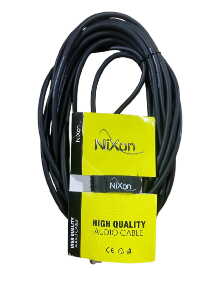 כבל מיק 10מ XLR-XLR שחור NIXON CBA6103C