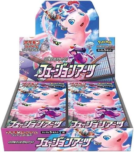 קלפי פוקימון בוסטר בוקס יפני פיוזן ארטס Fusion Arts Booster Box - S8: Fusion Arts (S8)
