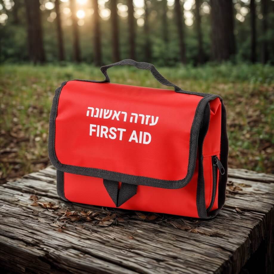 ערכת עזרה ראשונה מקצועית בתיק נשיאה 