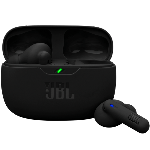 אוזניות אלחוטיות בצבע שחור JBL Wave Beam 2 TWS