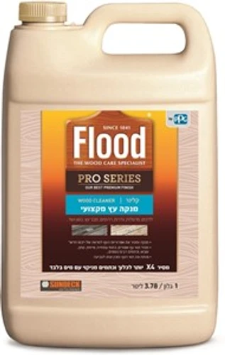 פלאד קלינר, מנקה ומחדש עץ - גלון 3.78 ליטר Flood Wood Cleaner 