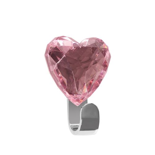 קולב HEART - 18143 ורוד שקוף