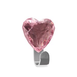 קולב HEART - 18143 ורוד שקוף