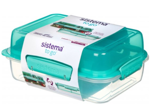 מיכל אחסון מלבנית 1.8 ליטר - מבית SISTEMA