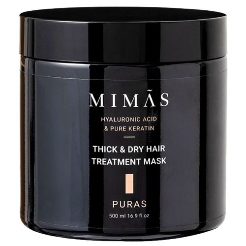מסכה לשיער עבה, יבש ופגום MIMAS מועשרת בחומצה היאלורונית וקרטין טהור מימאס 500 מ