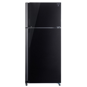 מקרר 2 דלתות מקפיא עליון SHARP דגם SJ-GPRN75D-BK זכוכית שחורה שארפ
