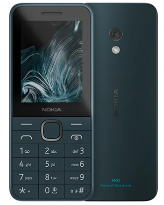 טלפון נוקיה Nokia 225 4G (2024) TA-1610 DS בצבע כחול כהה