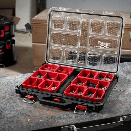 אורגנייזר דק PACKOUT Slim עם 10 תאים נשלפים IP65 4932471064