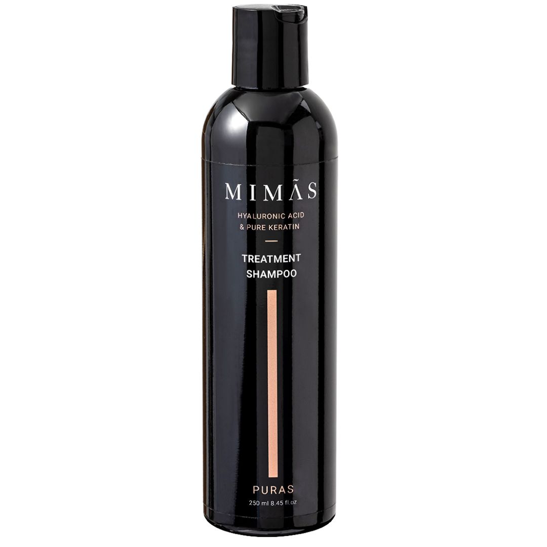 שמפו ללא מלחים של MIMAS מסדרת `פיוראס` - לשיקום ולהזנה אינטנסיבית לשיער יבש מימאס 250 מ"ל