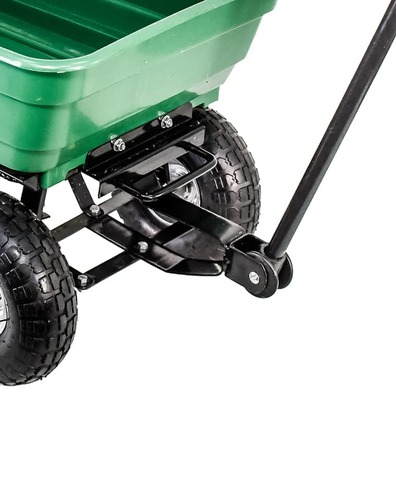 עגלת משא לשטח ולגינה דגם משופר 75 ליטר Heavy Duty תוצרת SMITH 
