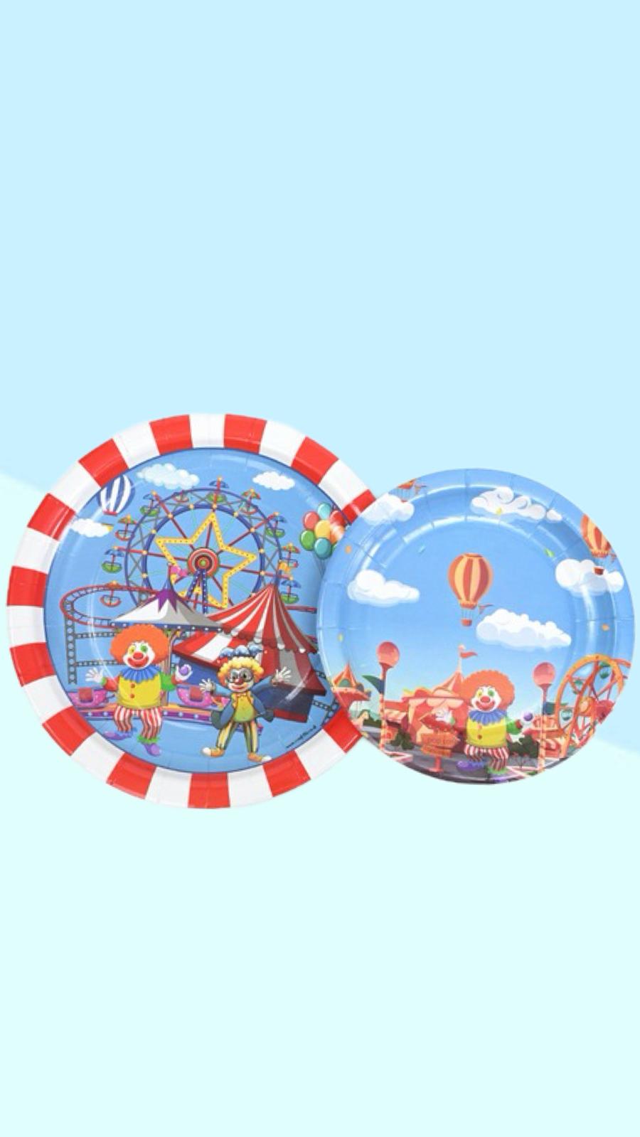צלחות נייר ארוז 8 יח