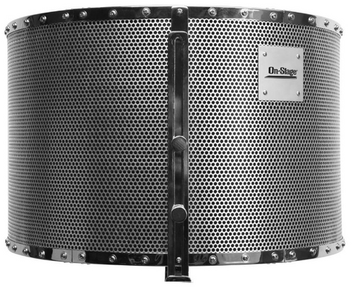 זוית נוספת On Stage ASMS4730 Microphone Isolation Shield