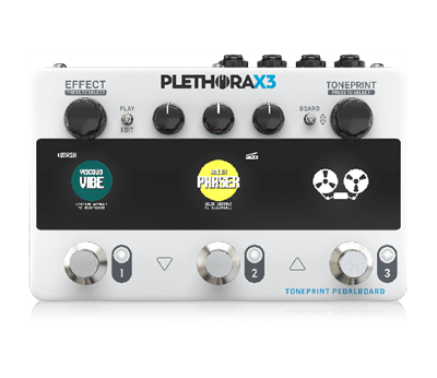מולטי אפקט לגיטרה PLETHORA X3 מבית TC Electronic