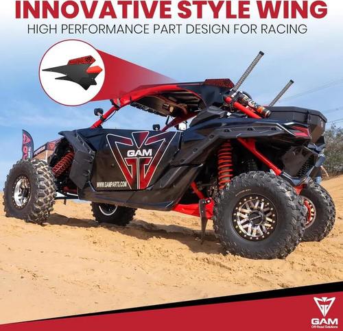 פלטות צד למספרי מרוץ GAM ל-Can Am Maverick X3