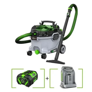 שואב אבק רטוב יבש אלחוטי + נושף אוויר- 34 ליטר Brushless 56V + סוללה 6.0Ah + מטען מהיר +סוללה 5AH בשווי 1790 מתנה דגם WDV0900E EGO