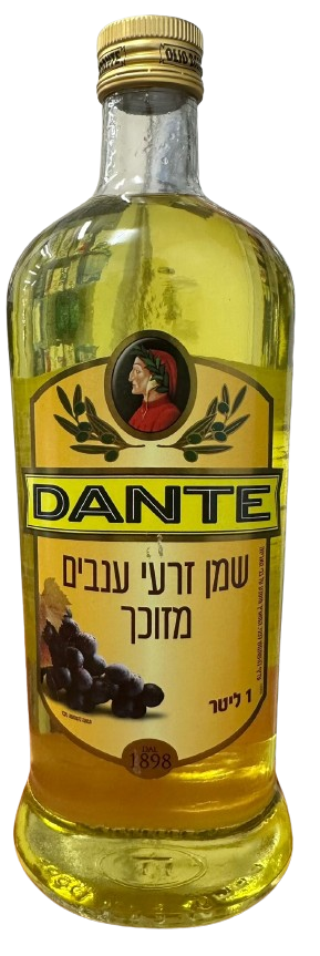 שמן ענבים מזוכך | מכיל 1 ליטר | DANTE |