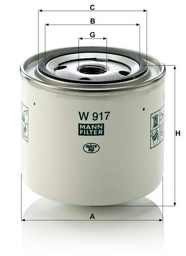 ‏פילטר שמן MANN W917