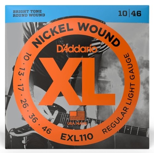 זוית נוספת D'Addario EXL110 Electric Guitar Strings