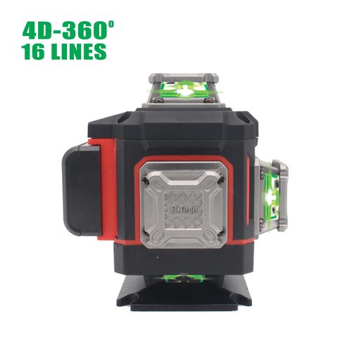 פלס לייזר B.Tech 6006 – דגם 4D עם 16 קווים ומסך מגע.