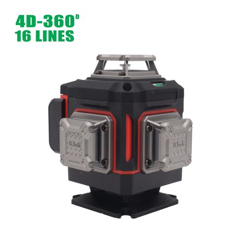 פלס לייזר B.Tech 6006 – דגם 4D עם 16 קווים ומסך מגע.