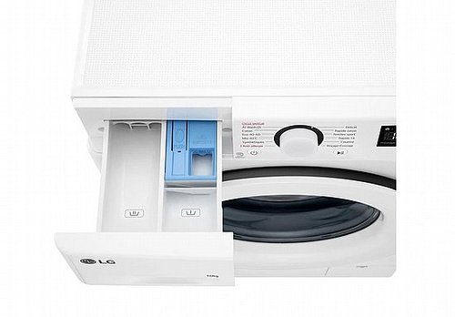 מכונת כביסה ‏פתח קידמי LG F14R30WH ‏10 ‏ק''ג הנעה ישירה דגם 2024