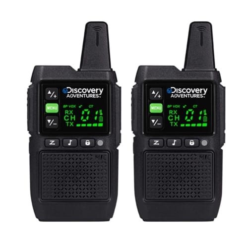 זוג מכשירי קשר דיסקוברי DISCOVERY DS 820 עם תצוגה רחבה