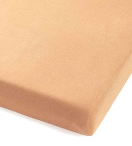 סדין לעריסת תינוק 100% כותנה טריקו - חום