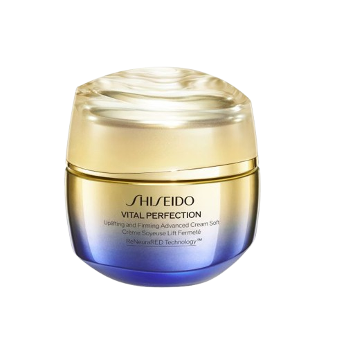 Shiseido Vital Perfection Uplifting And Firming Advanced Cream Soft 50ML שיסיידו ויטאל פרפקשן קרם ממצק במרקם קליל