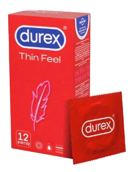 קונדומים דורקס | Thin Feel | מכיל 12 יחידות |