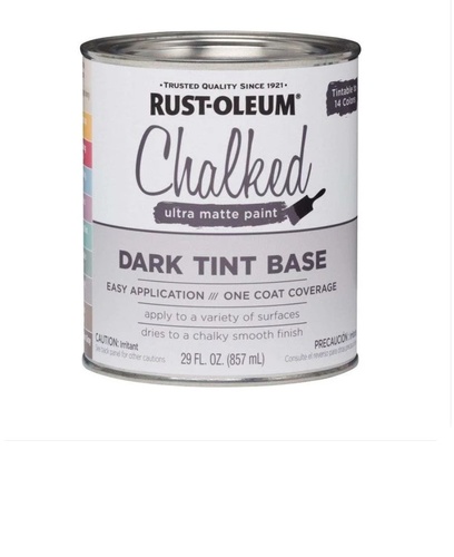 צבע שאבי שיק צבע גיר בסיס כהה 1 ליטר אלרם מבית RustOleum