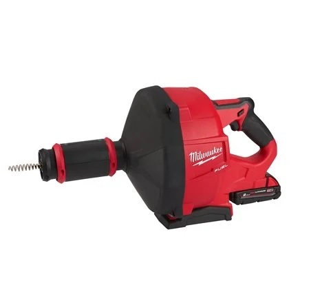 פותח סתימות נטען Milwaukee FUEL 18V עם קפיץ 10 מ