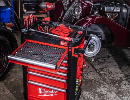 עגלת מוסך עם 7 מגירות MILWAUKEE TOOLGUARD 