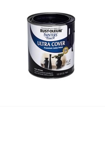 צבע 2X שחור מט כ 1 ליטר מבית RustOleum