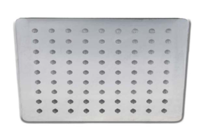 ראש מקלחת מרובע כרום-ניקל מנירוסטה 15X15 ס"מ "יהל"
