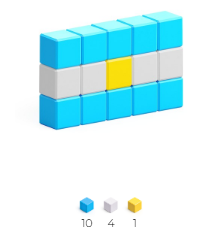 פיקסיו דגלים! - מארז של 111 קוביות מגנטיות קומפקטיות לבנייה תלת מימדית בסגנון פיקסל ארט מבית PIXIO