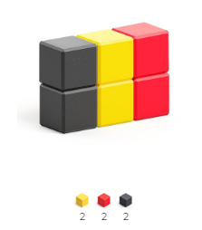 פיקסיו דגלים! - מארז של 111 קוביות מגנטיות קומפקטיות לבנייה תלת מימדית בסגנון פיקסל ארט מבית PIXIO