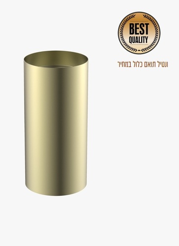 כיור נירוסטה עגול עומד גימור זהב מט 9387YB
