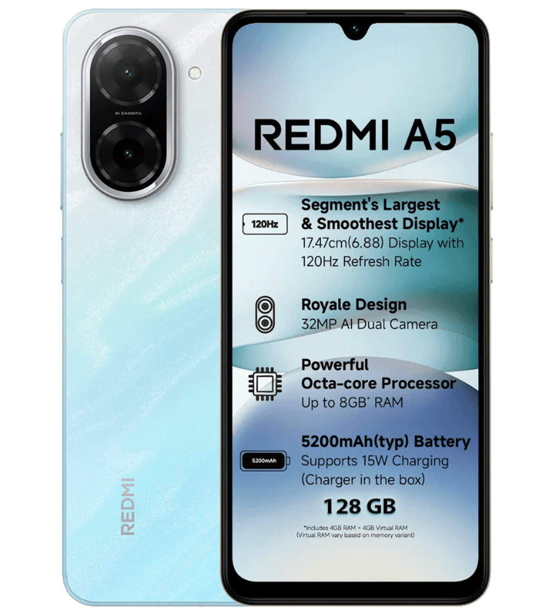 טלפון סלולרי Xiaomi Redmi A5 128GB 4GB RAM 