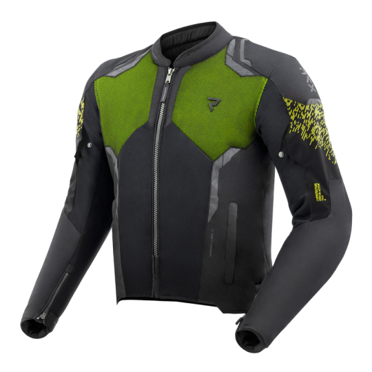 מעיל רב עונתי רבל הורן שחור / צהוב - REBELHORN JAX JACKET