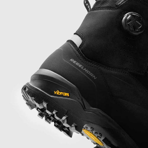 מגף אדונצ'ר קצר רבלהורן שחור - REBELHORN DEFENDER-X BOOTS