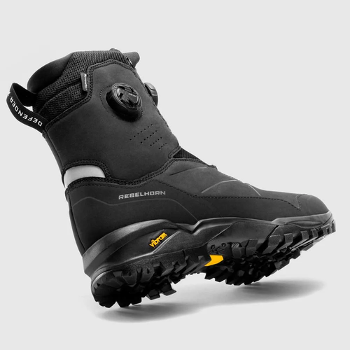 מגף אדונצ'ר קצר רבלהורן שחור - REBELHORN DEFENDER-X BOOTS