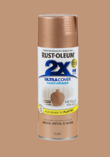 metallic rose gold