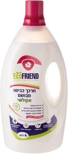 מרכך כביסה אקולוגי בניחוח פריחת העמק 4 ליטר | אקופ