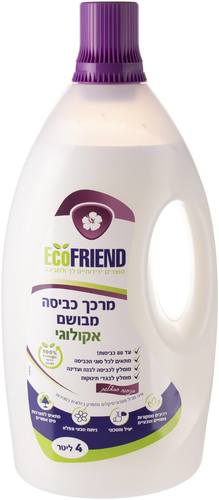 מרכך כביסה אקולוגי בניחוח חבצלות 4 ליטר | אקופרנד