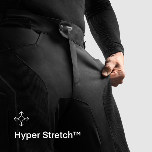 מכנס רכיבה ממוגן רבלן הורן שחור - REBELHORN HIFLOW-V TEXTILE PANTS