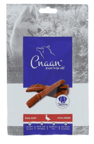 חטיף מקלוני ברווז לכלבים – Canaan כנען, 60 גרם