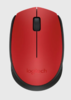 עכבר אלחוטי Logitech Wireless M170 בצבע אדום