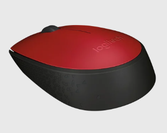עכבר אלחוטי Logitech Wireless M170 בצבע אדום