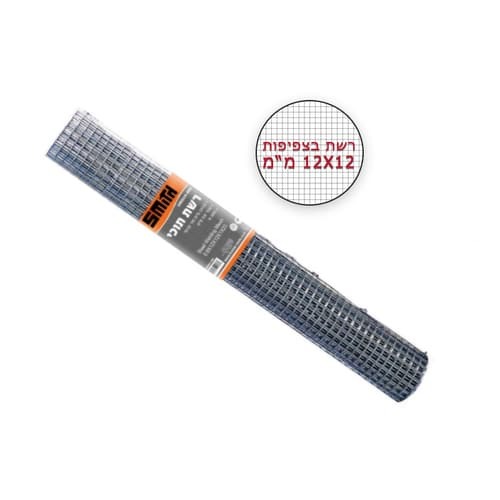רשת תוכי 5X1 חורים 12X12