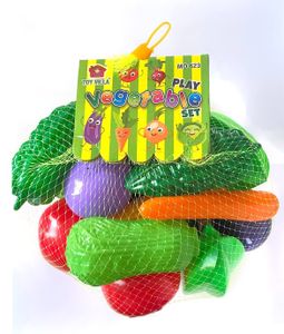 שק רשת עם 20 ירקות פלסטיק למשחקי דמיון